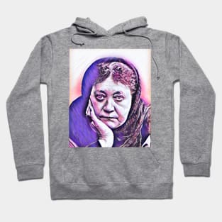 Helena Blavatsky Pink Portrait | Helena Blavatsky Artwork 7 Hoodie